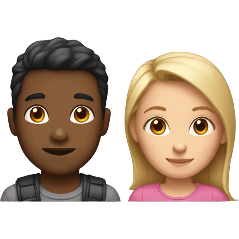 girl and a boy emoji