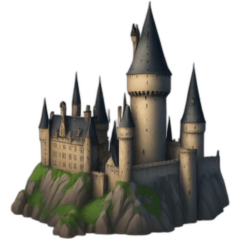 Hogwarts castle emoji