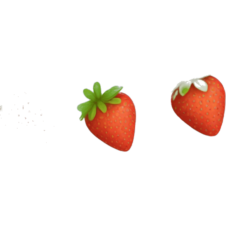 round strawberry emoji