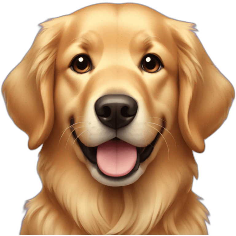 Golden Retriever Birthday  emoji