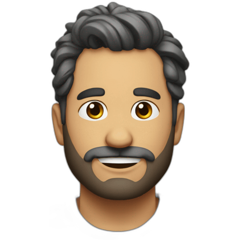 gordo barba emoji