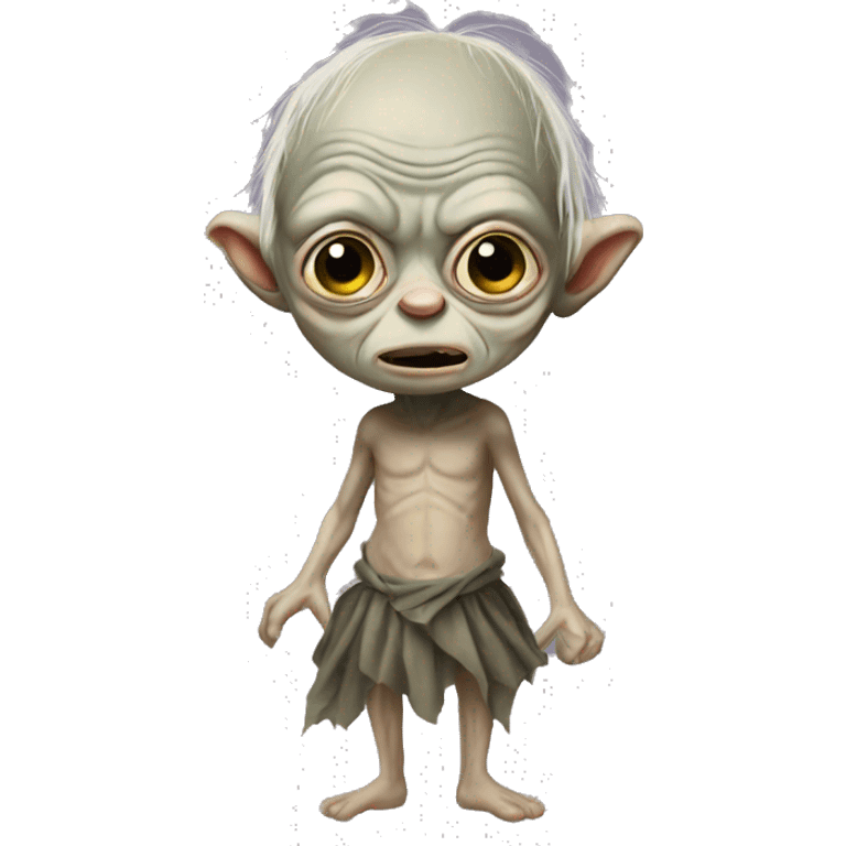 Gollum wearing a tutu  emoji