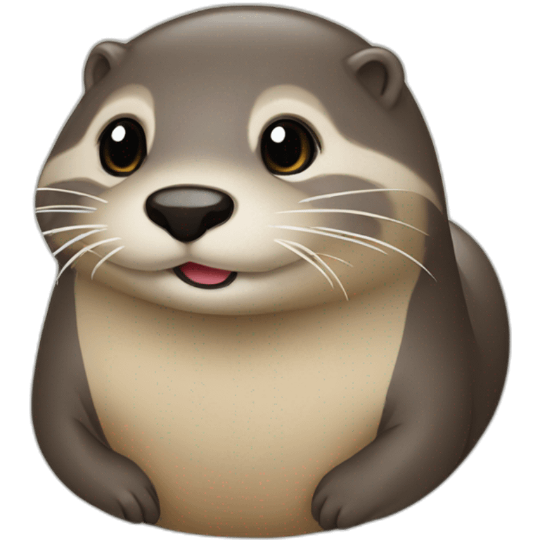 Une loutre emoji