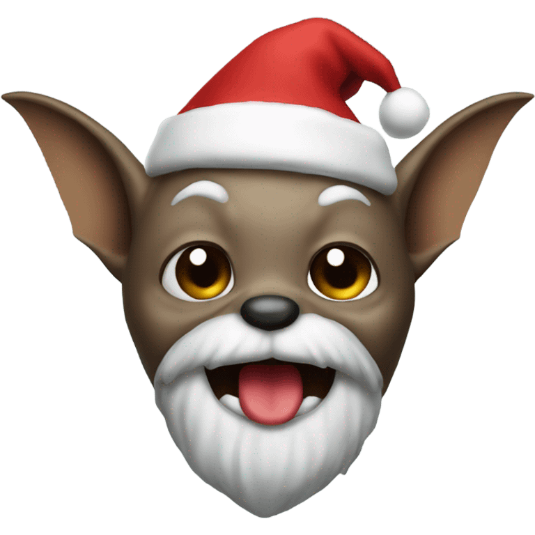 santa bat emoji