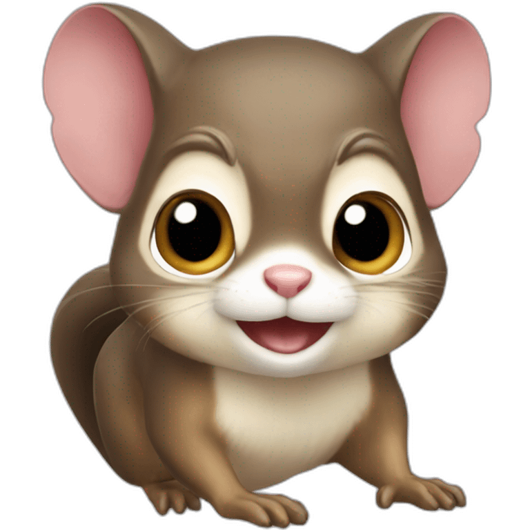 dwarf flying squirrel emoji