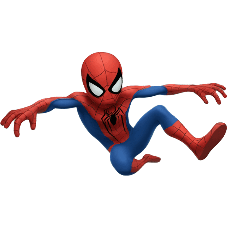 Spiderman swimming emoji