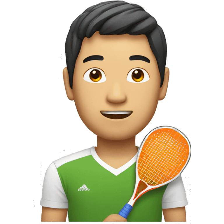 asian Squash man player emoji