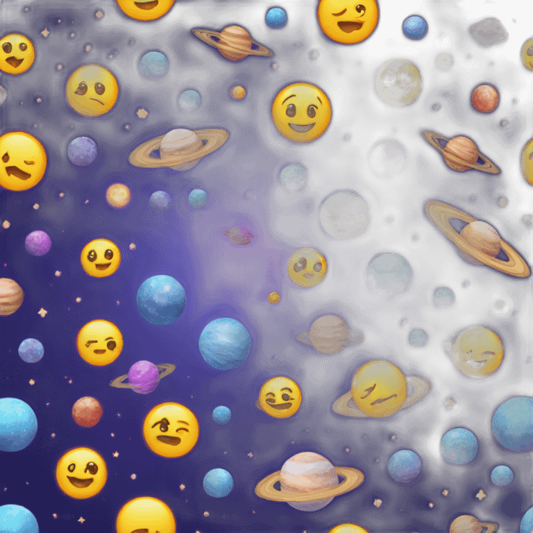 multiple galaxy emoji