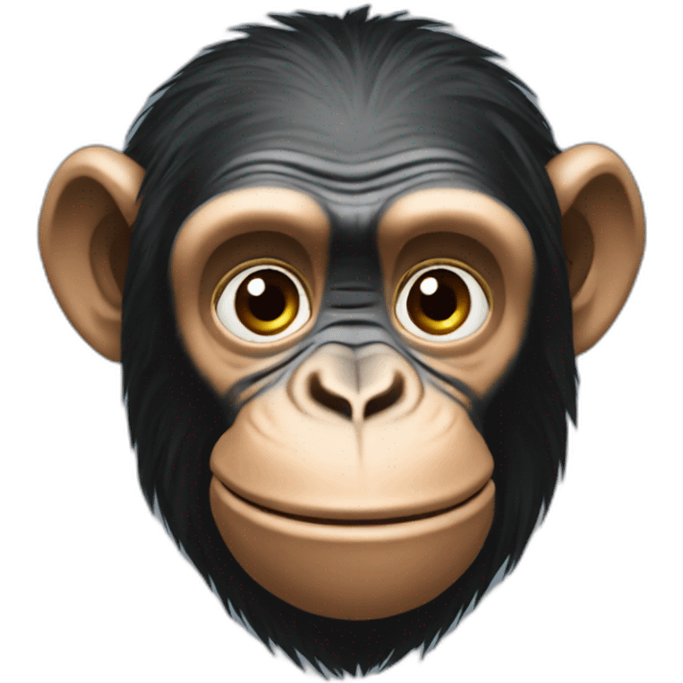 Chimpancé bravo emoji