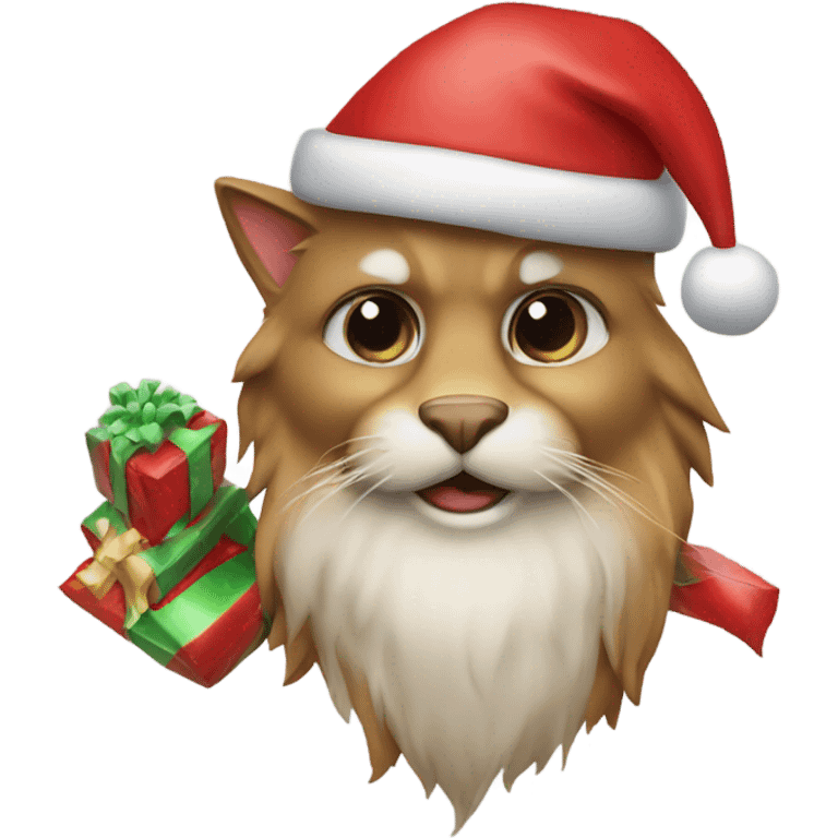 Christmas gifts, Santa Claws, Christmas decorations  emoji