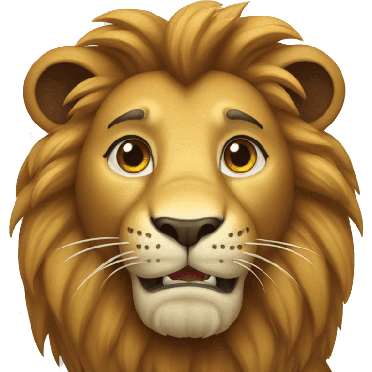 Lion showing thumps up emoji