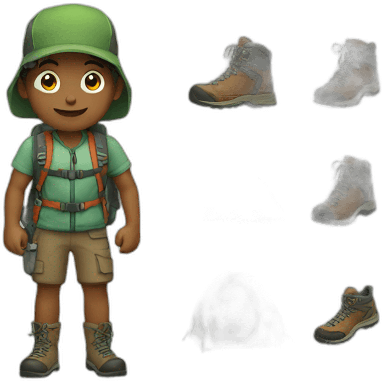 Hiker emoji