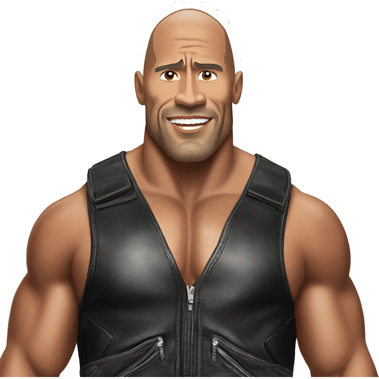 Wwe super star the rock emoji