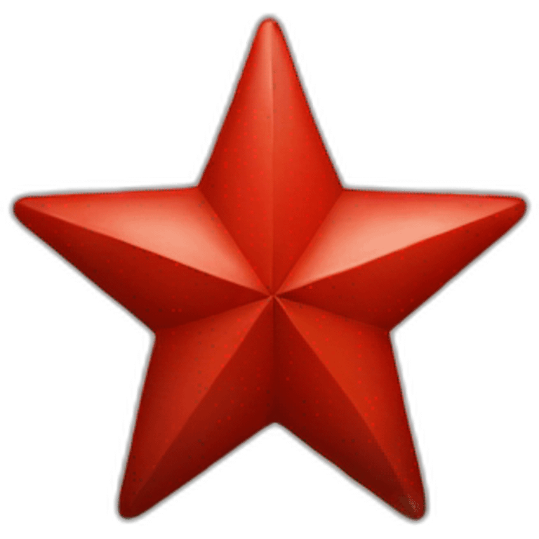 Red star written inside PT emoji