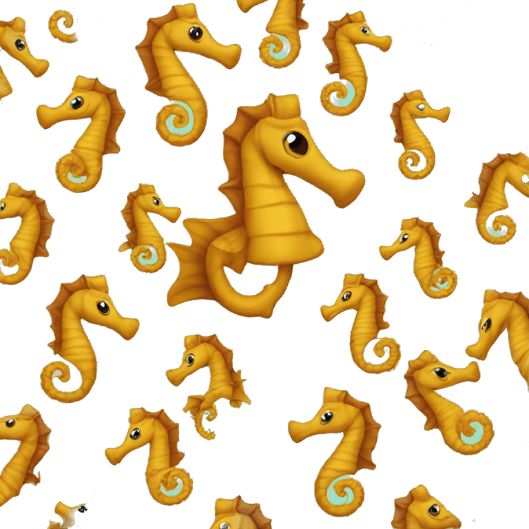 A seahorse that is also a cowboy  emoji