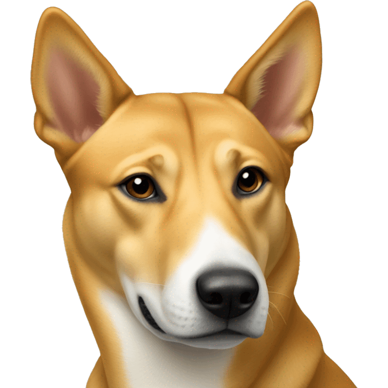 Carolina dog sitting emoji