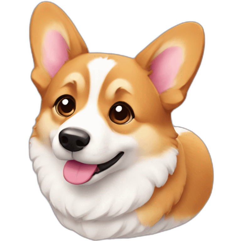 corgi in love emoji