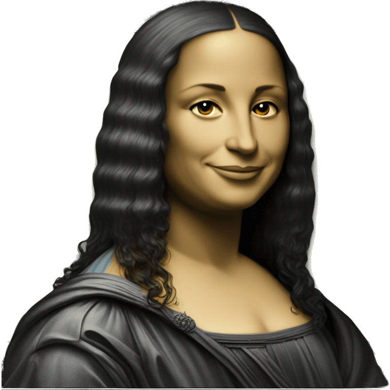 us dollar bill with mona lisa  emoji