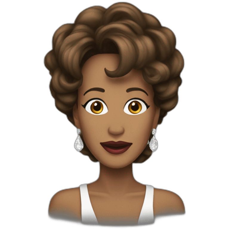 Whitney-houston-chanteuse emoji