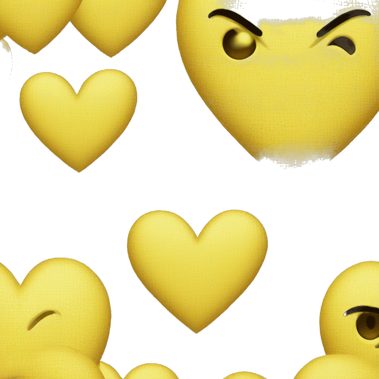 YELLOW heart emoji