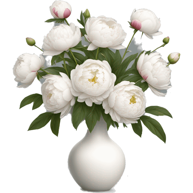 Realistic-white-modern-vase-with-peonies emoji