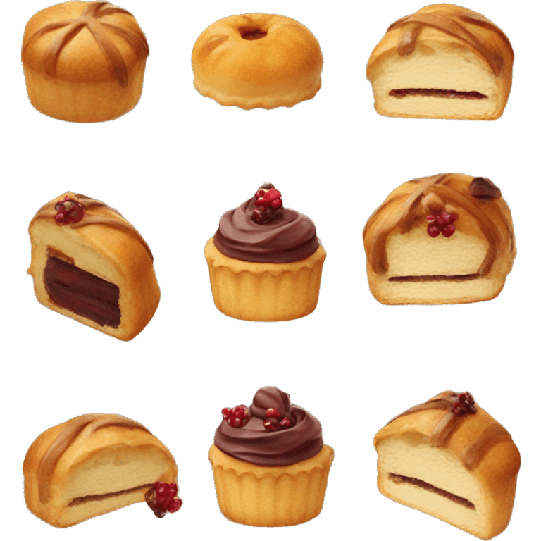 autumn pastries emoji