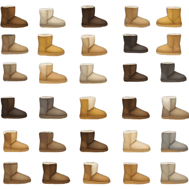 ultra mini UGG boots emoji