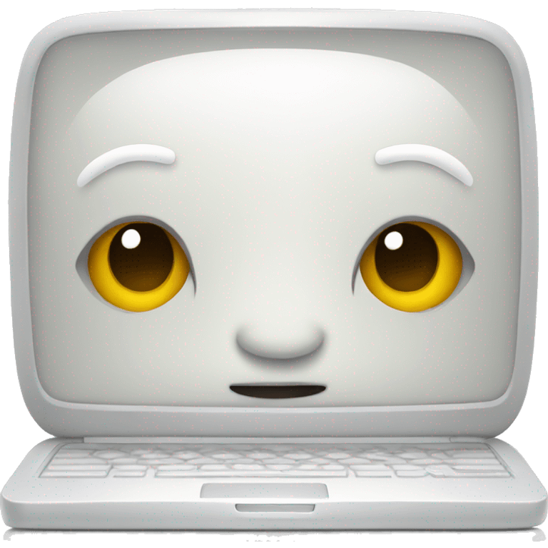 White laptop emoji