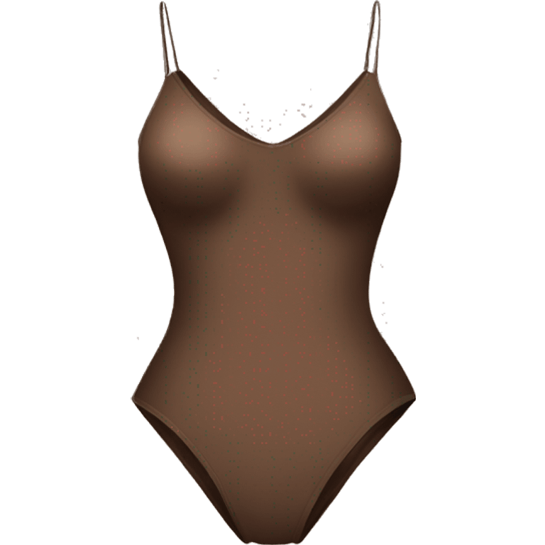 brown shapewear bodysuit emoji