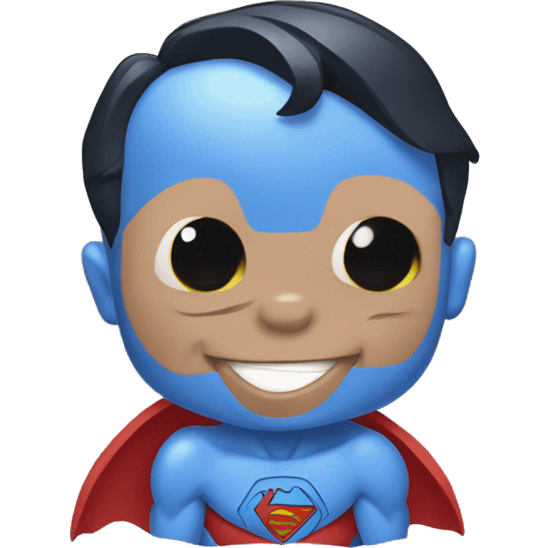 superman mix with stitch emoji