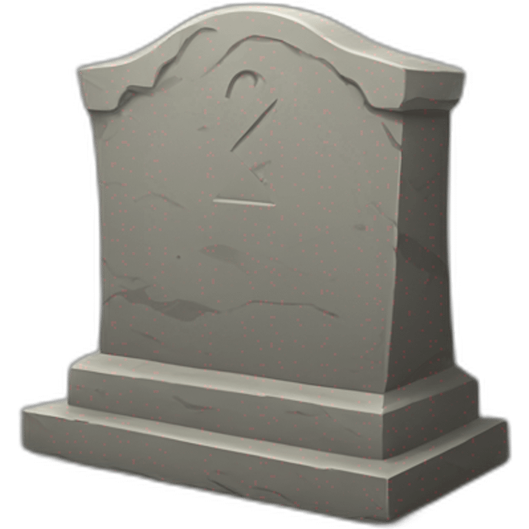 grave stone emoji