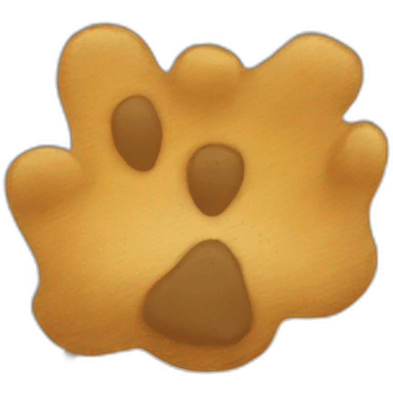 pomeranian paw print emoji