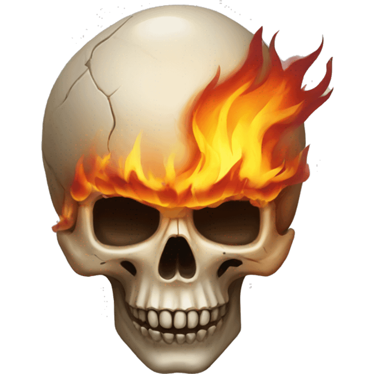 Skull + fire emoji