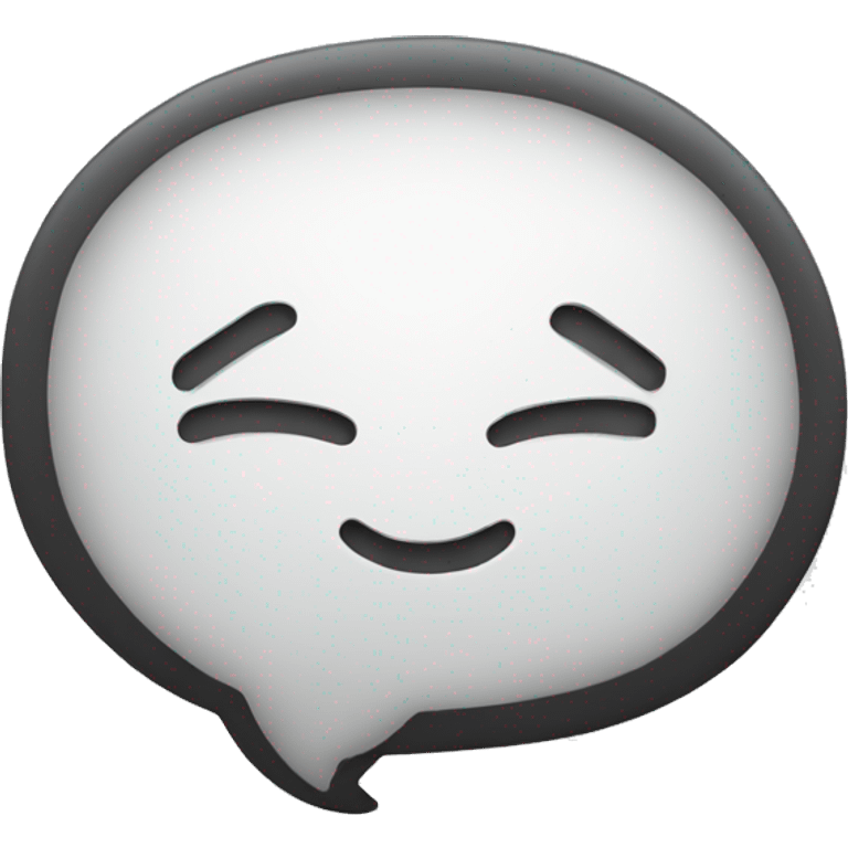 speech bubble emoji