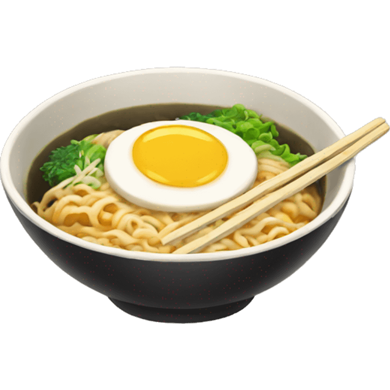 Ramen bowl emoji