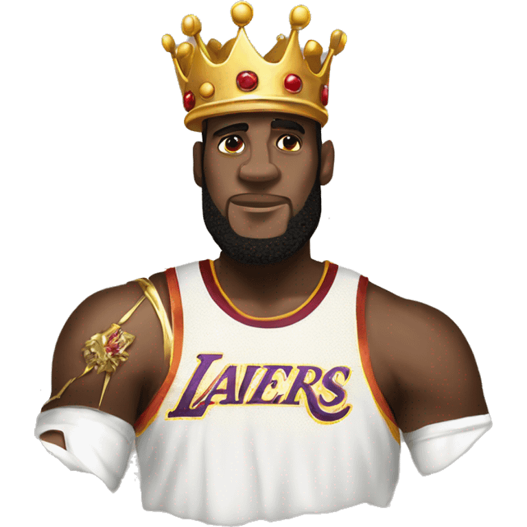 LeBron king crown emoji