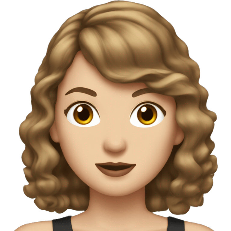 Taylor swift with brown hair emoji