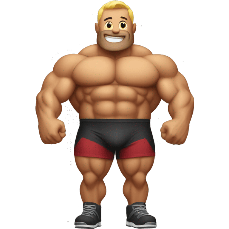 Bodybuilder barbecue  emoji