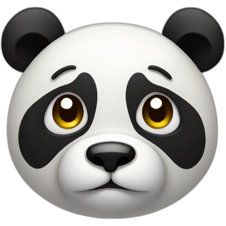 Sad panda emoji