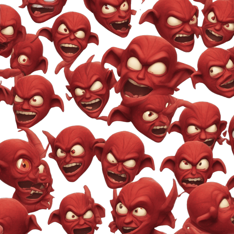 scheming red goblin emoji