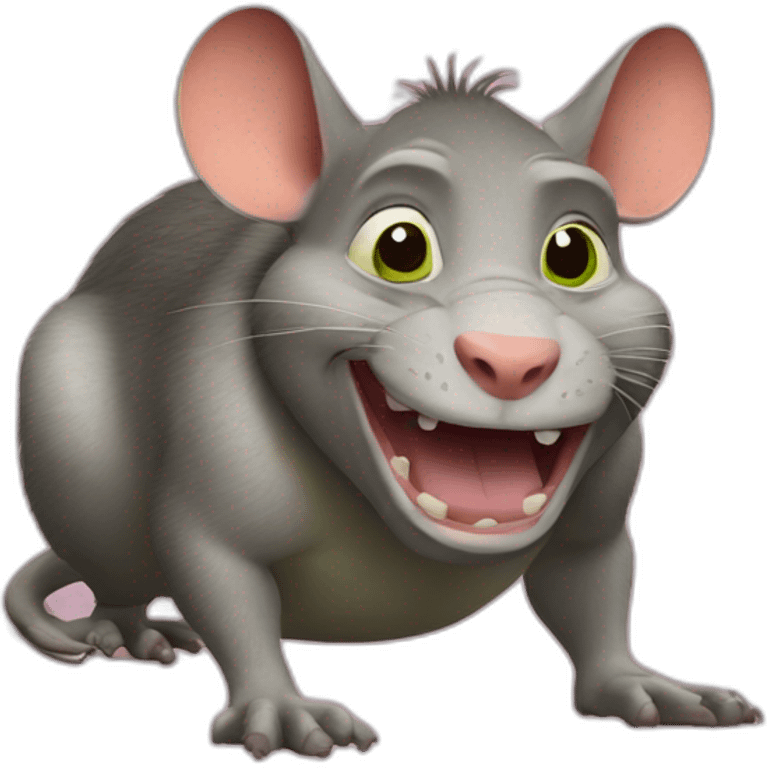 shrek as a rat emoji