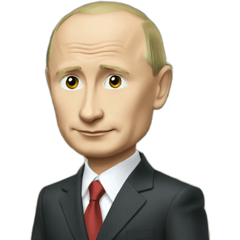 Putin and money emoji