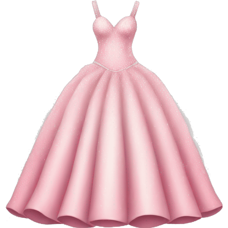 Pink wedding dress with sparkles  emoji