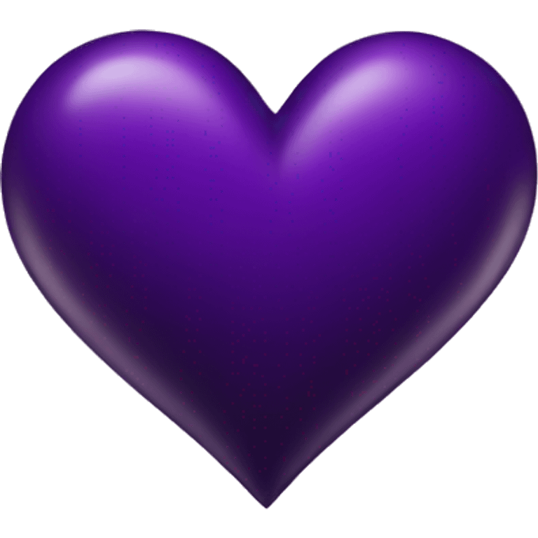 Dark Purple Heart  emoji