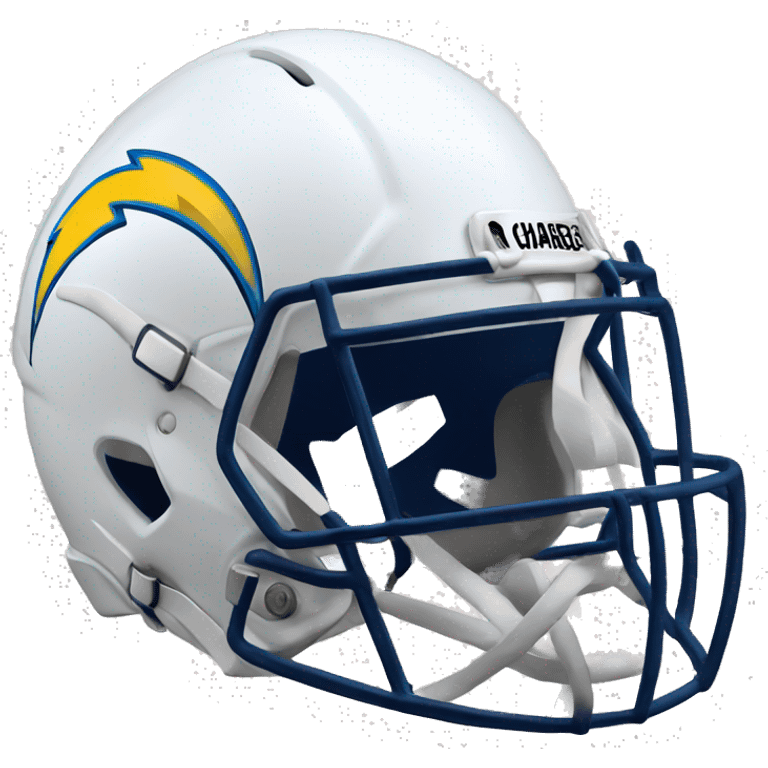 La chargers football helmet emoji