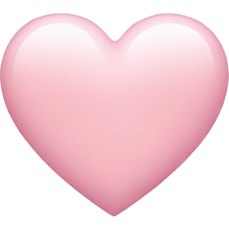 light pink heart emoji