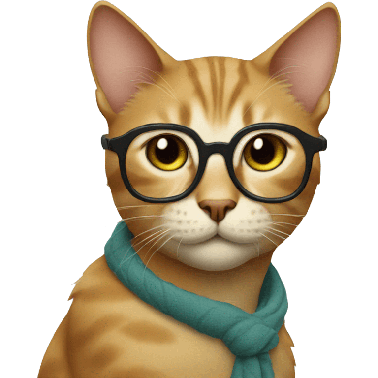 cat with glasses emoji