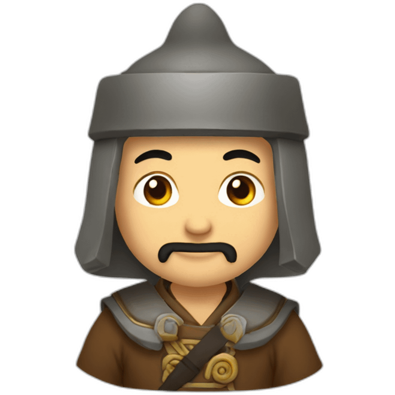 cute ghengis khan emoji