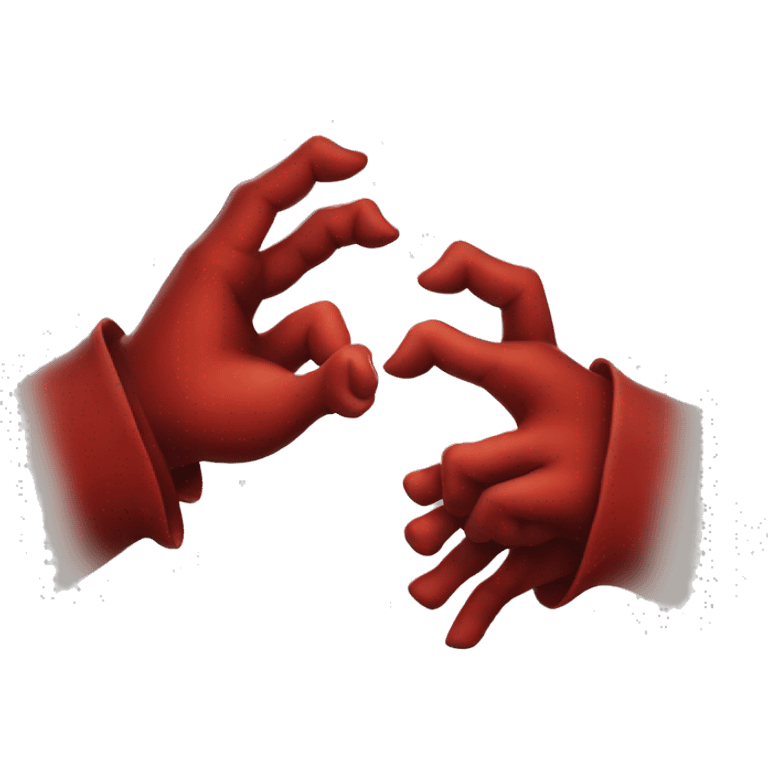 Devil handshake emoji