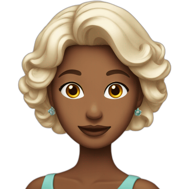 Beautiful lady emoji